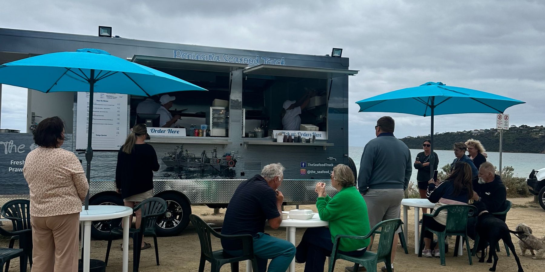 Peninsula Seafood Truck Safety Beach Best Dining Best Fish n Chips